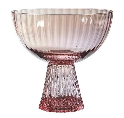 Beveled Coupe - Pink - The Silver Dahlia