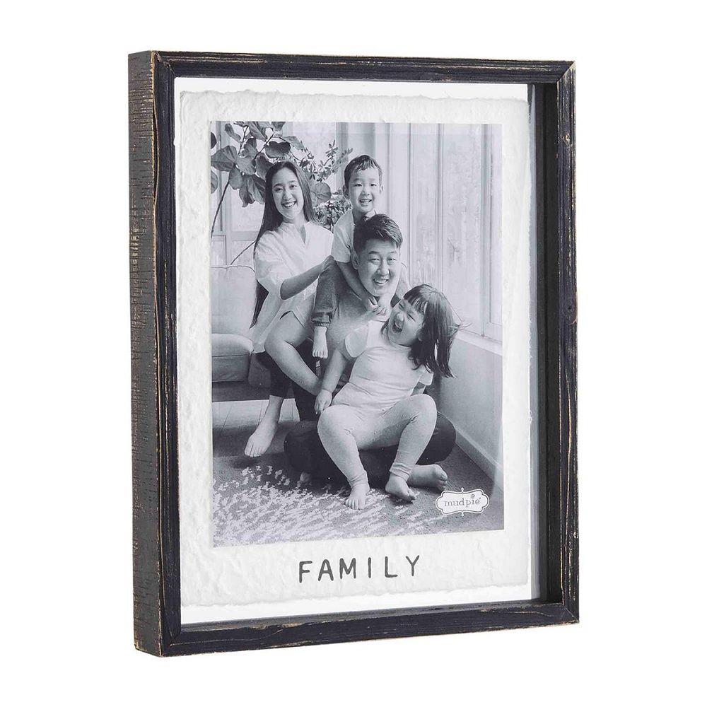 Family Black Glass Frame