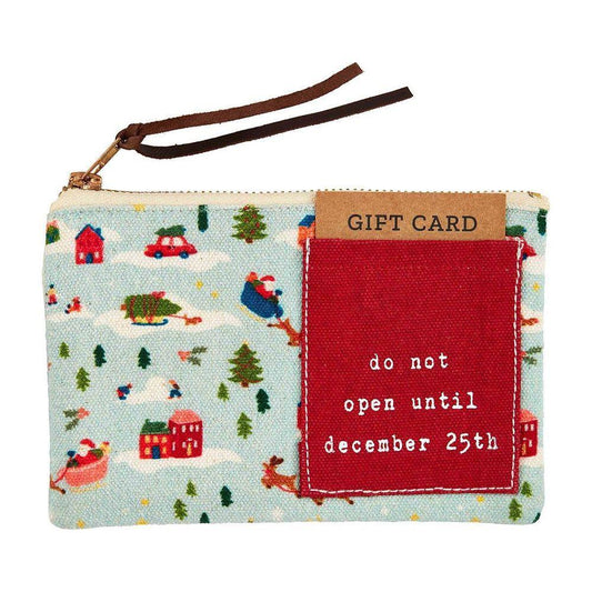 Village Santa Pouch - The Silver Dahlia