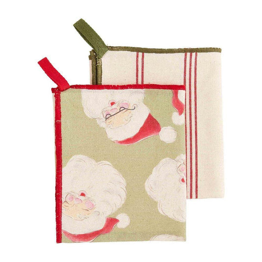 Santa Towel Set - The Silver Dahlia