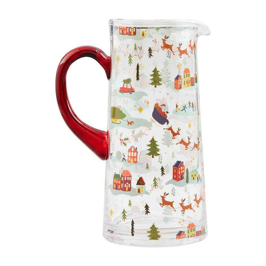 Christmas Village Pitcher - The Silver Dahlia