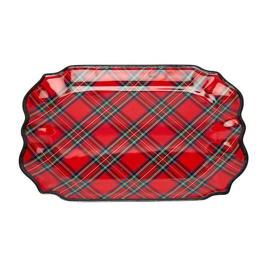 Tartan Melamine Platter