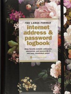 Internet & Address Logbook - The Silver Dahlia