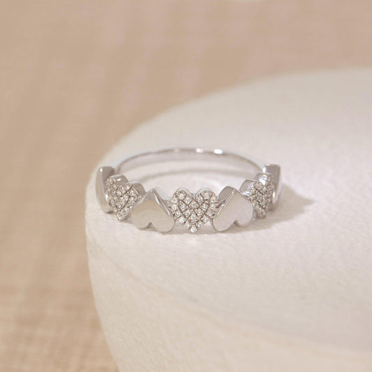 It's A Love Story Ring - The Silver Dahlia