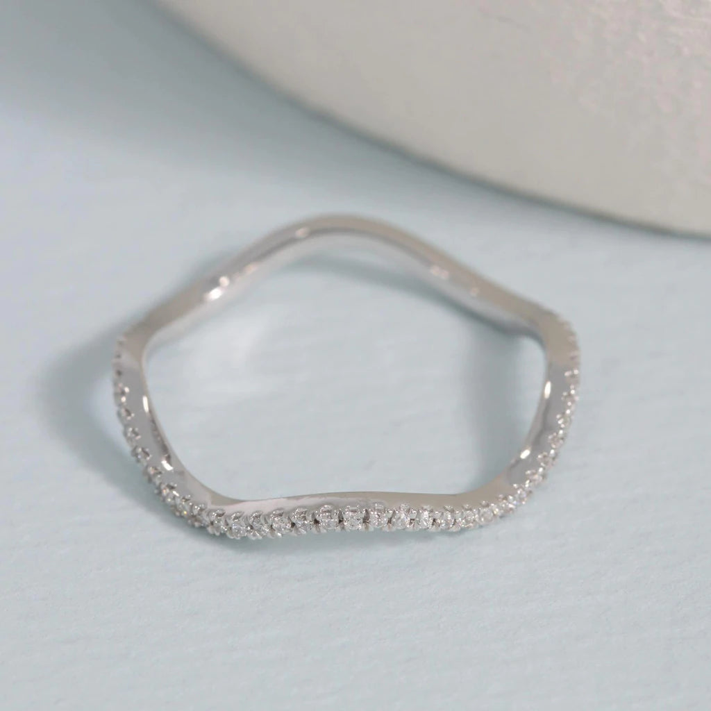 Make Waves Ring - The Silver Dahlia
