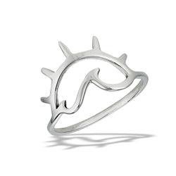 Sterling Silver Sunrise Ring - The Silver Dahlia