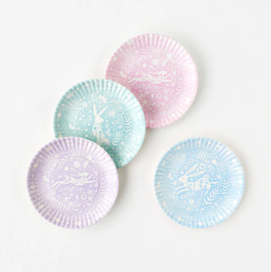 Single Small Spring Fables Plate - The Silver Dahlia