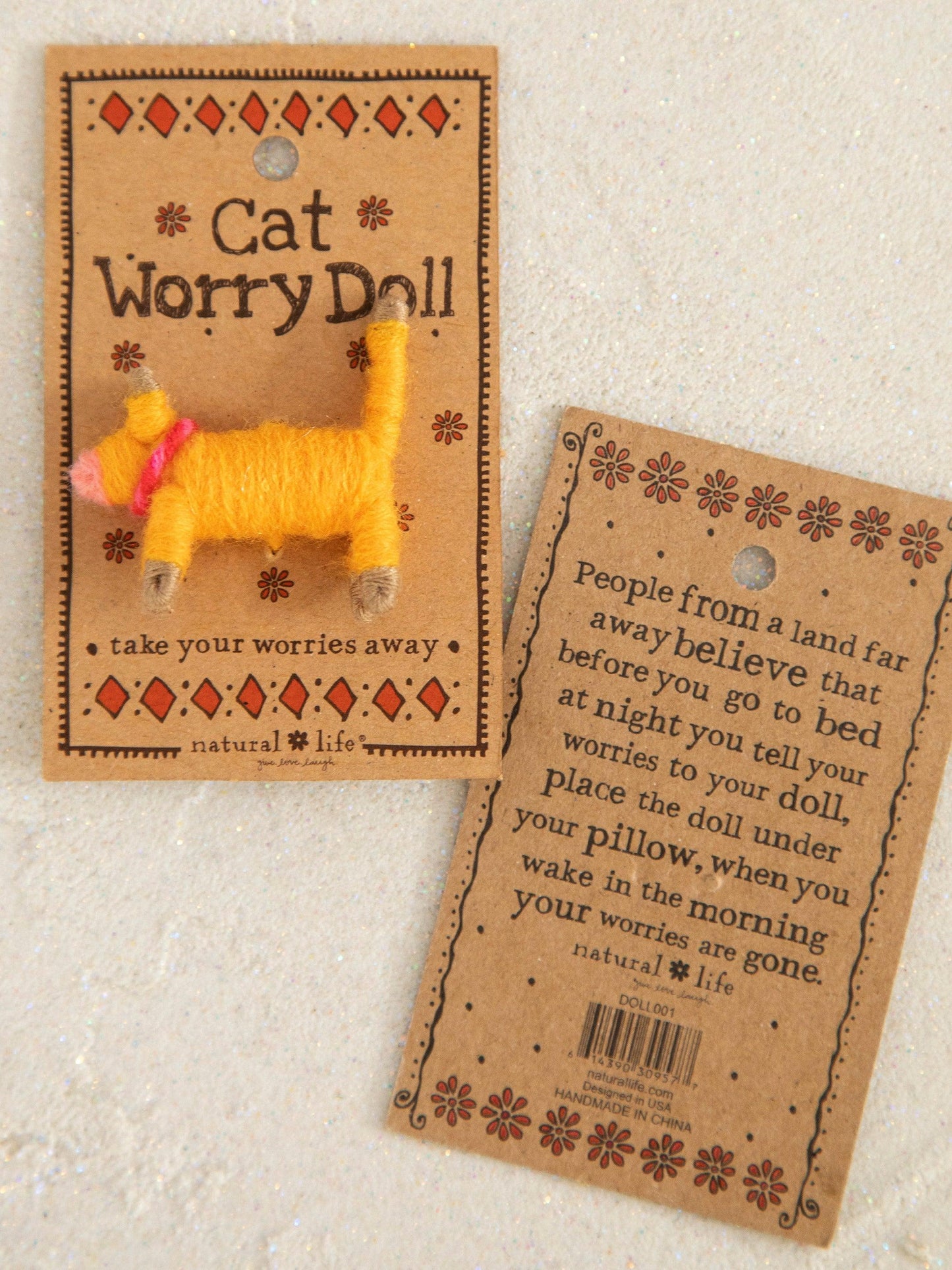 Worry Doll Cat - The Silver Dahlia