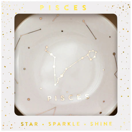 Zodiac Dish-Pisces - The Silver Dahlia