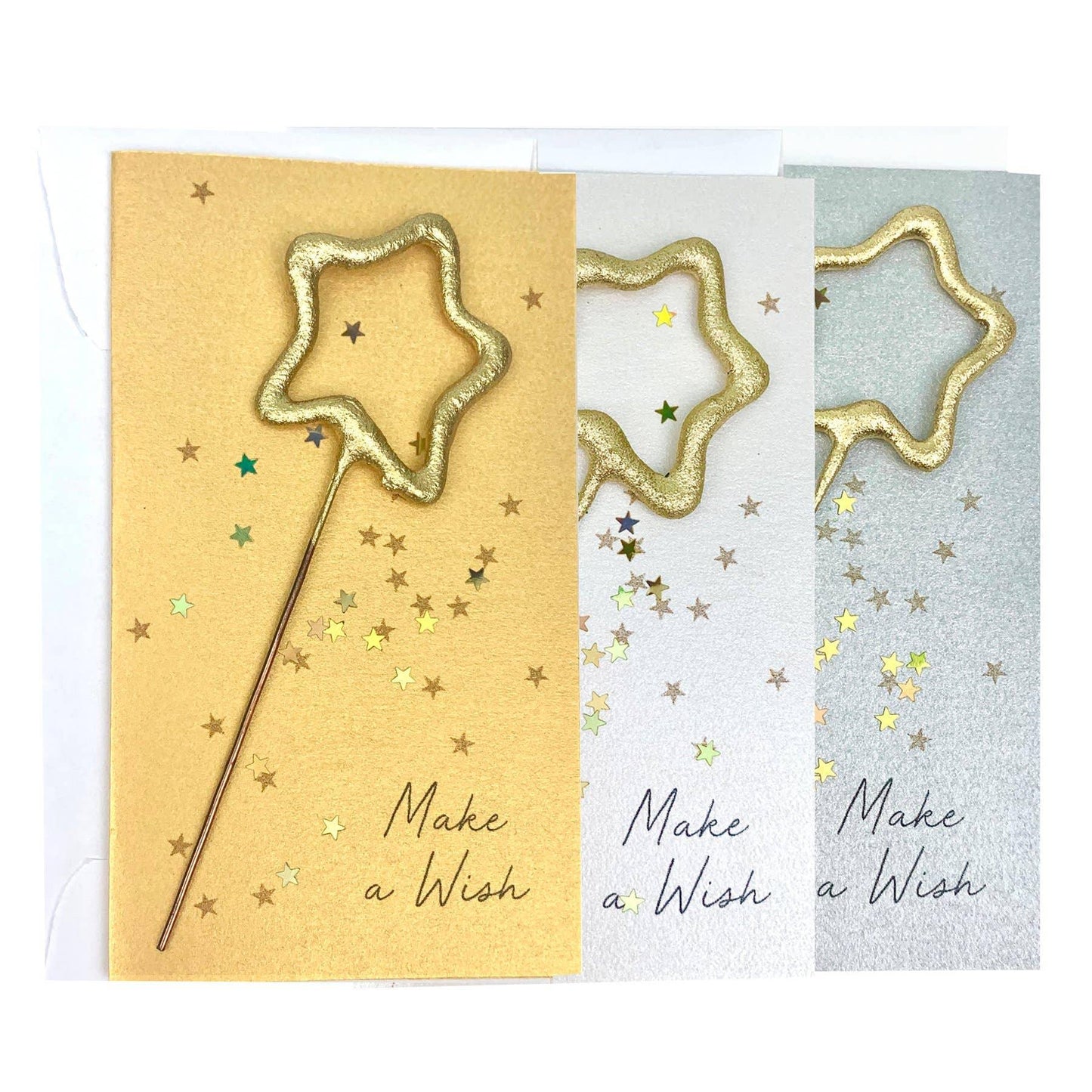 Confetti Sparkler Cards Make A Wish! - The Silver Dahlia