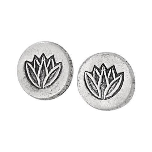 From The Mud Sterling Silver Studs - The Silver Dahlia