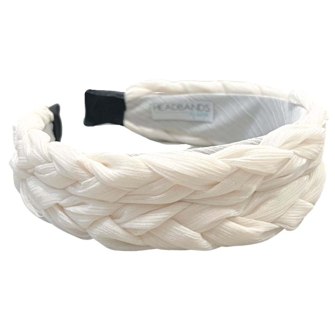 Blushing Braid Headband - Ivory