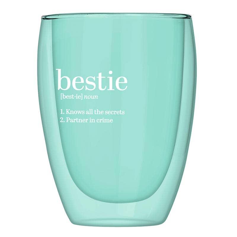 DW Stmls Glass - Bestie - The Silver Dahlia