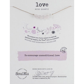Intention Necklace For - Love - The Silver Dahlia