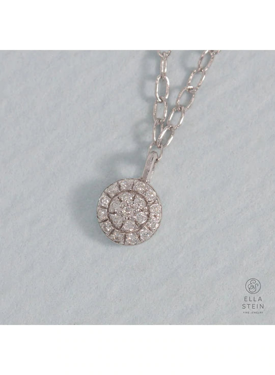Small Circle Necklace - The Silver Dahlia
