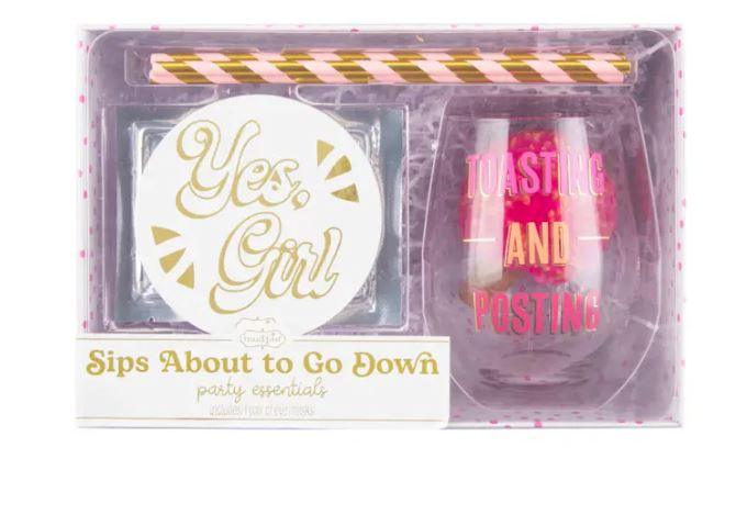 Birthday Essentials Box Pink - The Silver Dahlia