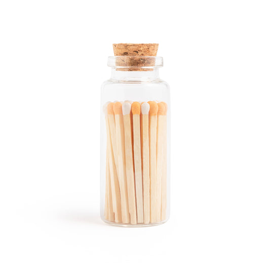 Orange Creamsicle Matches in Medium Corked Vial