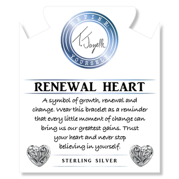 Caribbean Quartzite - Renewal Heart - The Silver Dahlia