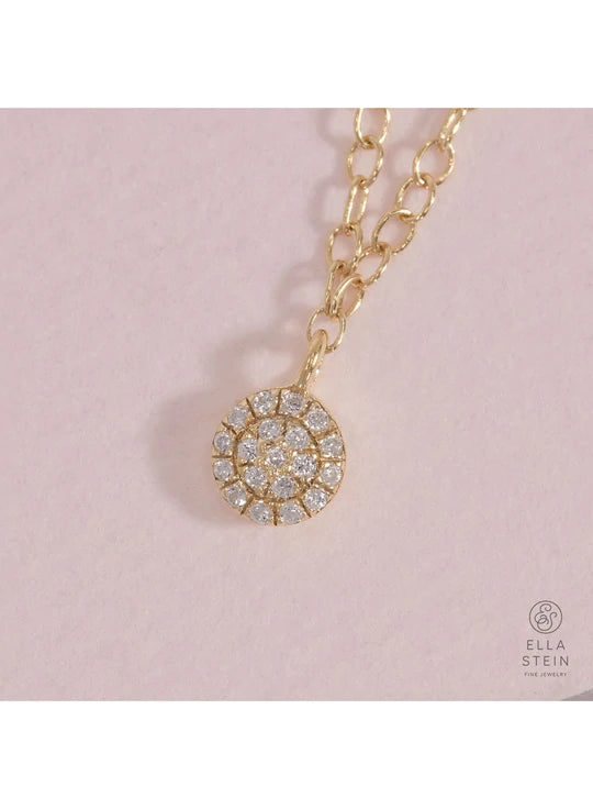 Small Circle Necklace - The Silver Dahlia