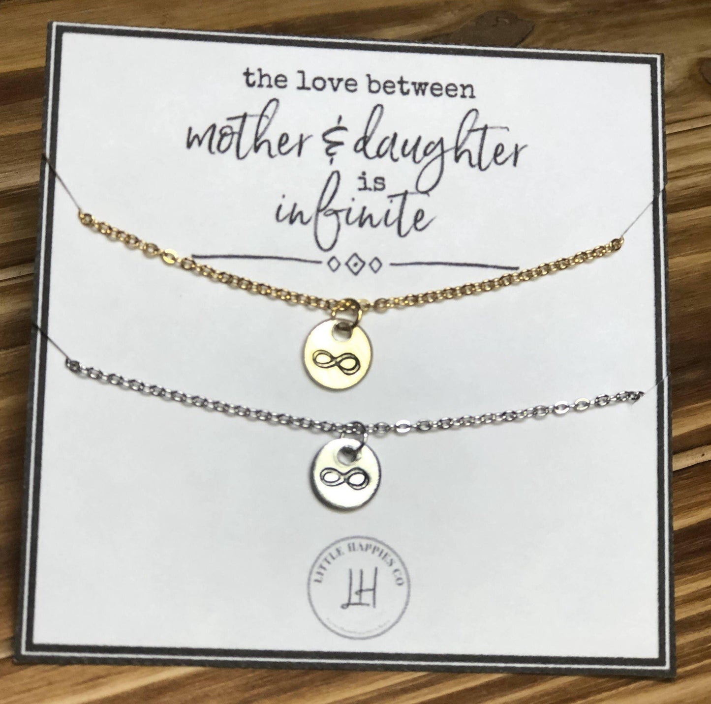 Mother Daughter Necklace Set Gold/Silver - The Silver Dahlia