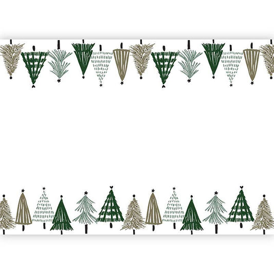 Paper Table Runner - Trees