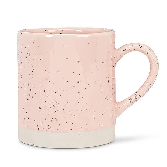 Speckled Mug-Pnk-3.75"H(13oz)