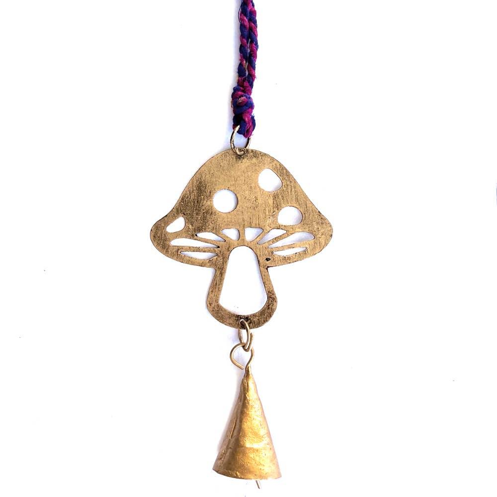 Mushroom Ornament/Mini Chime - The Silver Dahlia