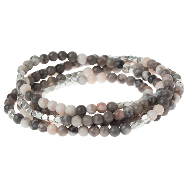 Scout Stone Wrap Bracelet/Necklace - The Silver Dahlia