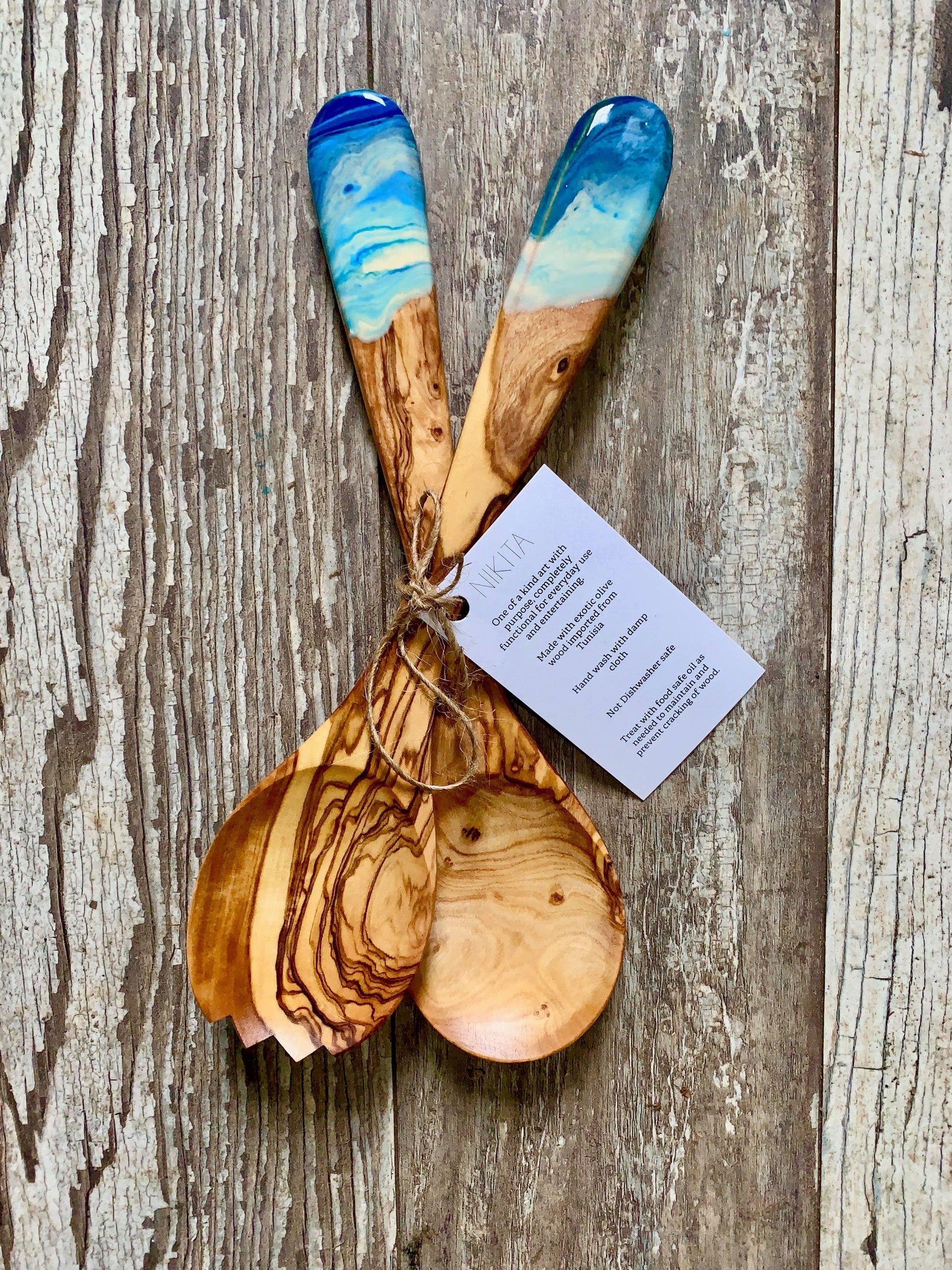 Olive Wood Utensils - The Silver Dahlia