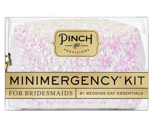 Minimergency Kit for Bridesmaids: White Iridescent