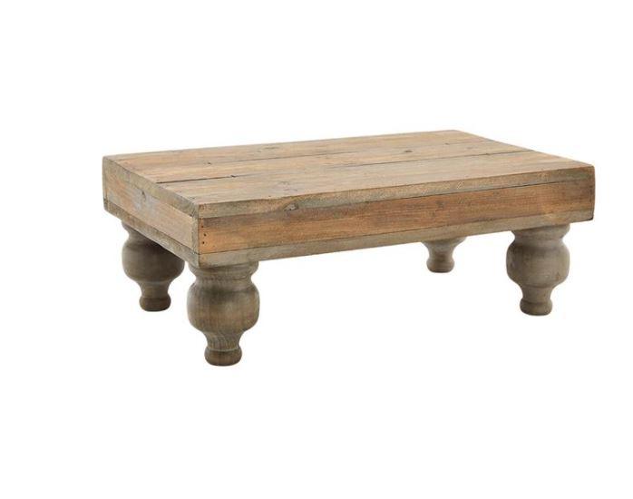 Footed Serving Stand - The Silver Dahlia