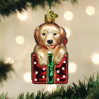 Golden Retriever Puppy Ornament