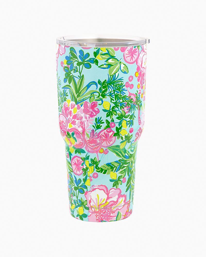 Stainless Steel Insulated Tumbler With Lid - The Silver Dahlia