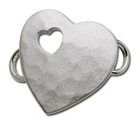 Pierced Heart Clasp - The Silver Dahlia
