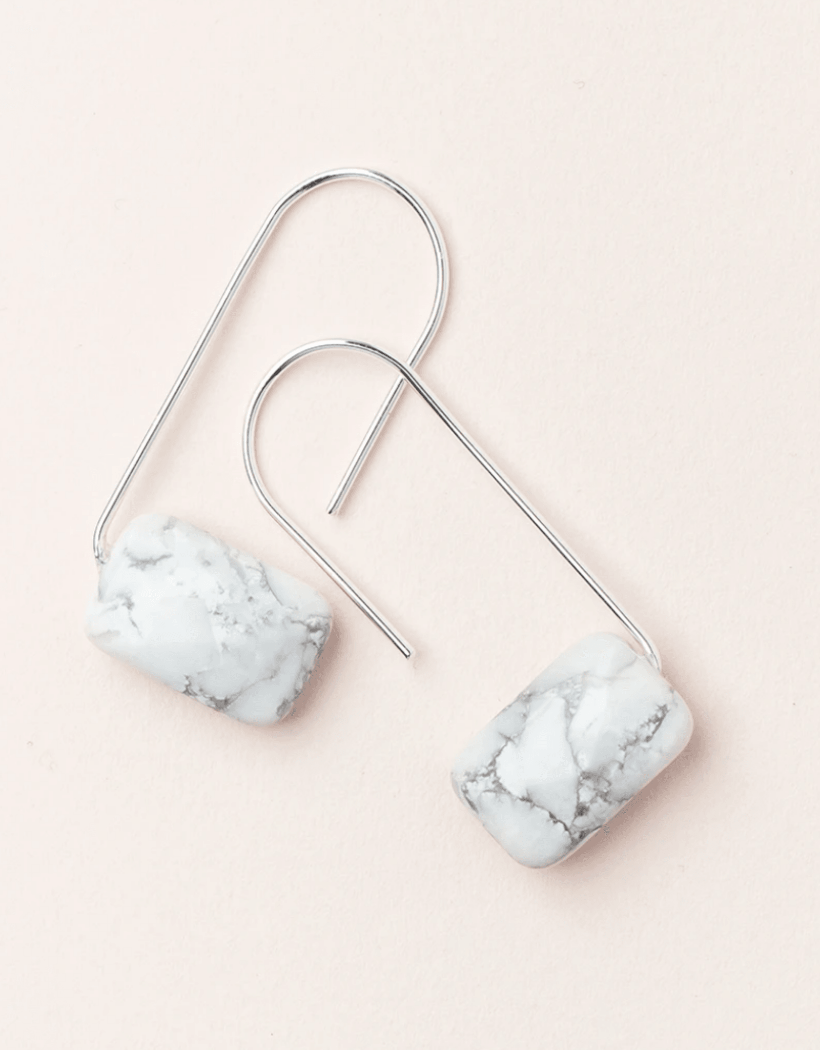 Floating Stone Earrings - The Silver Dahlia