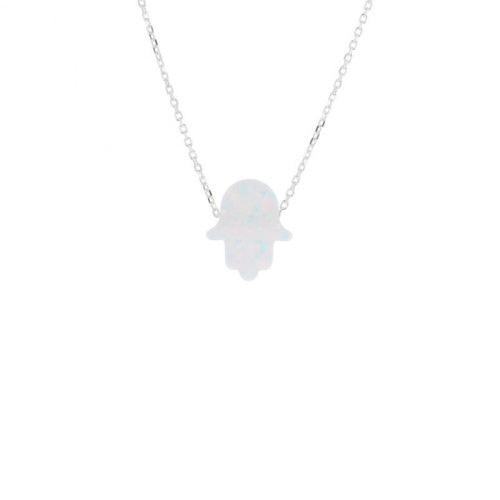 Silver Opal Glow Necklaces - The Silver Dahlia