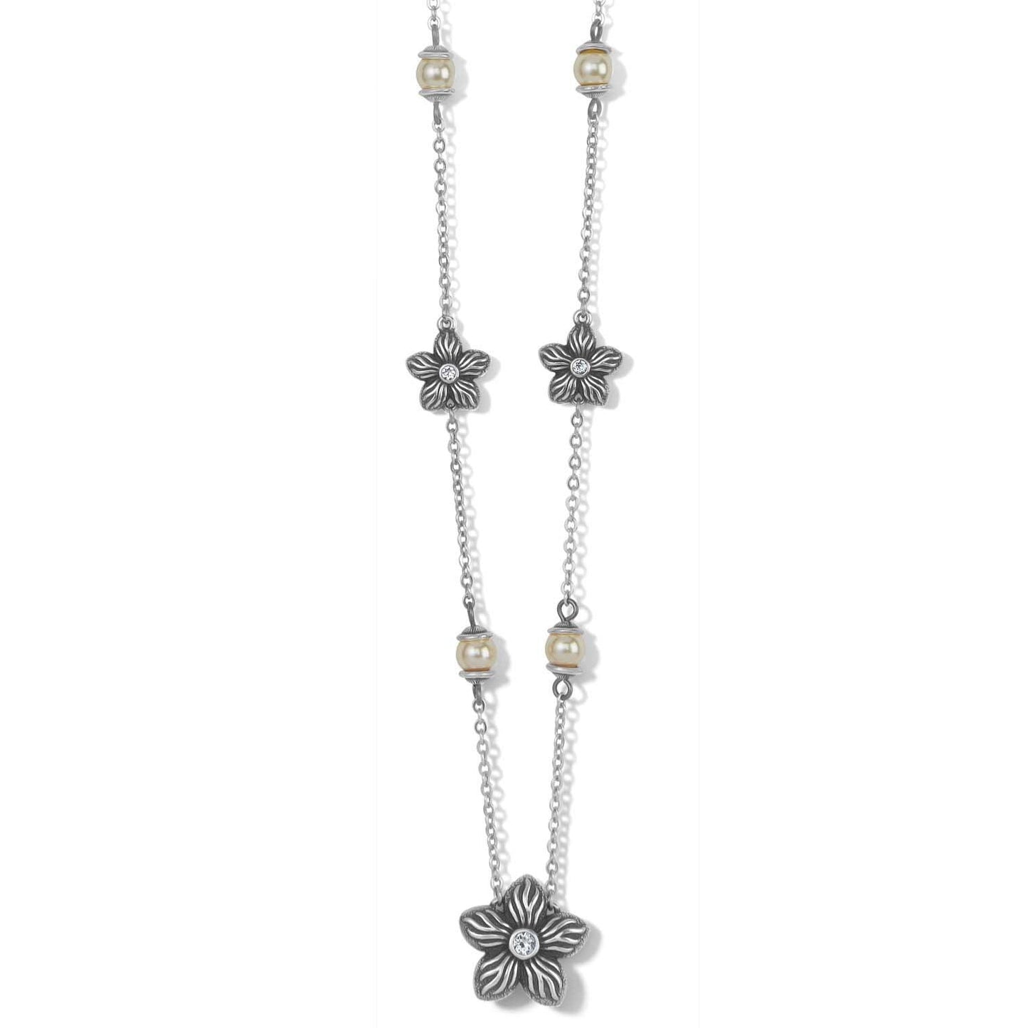 Bloom Flower Necklace - The Silver Dahlia