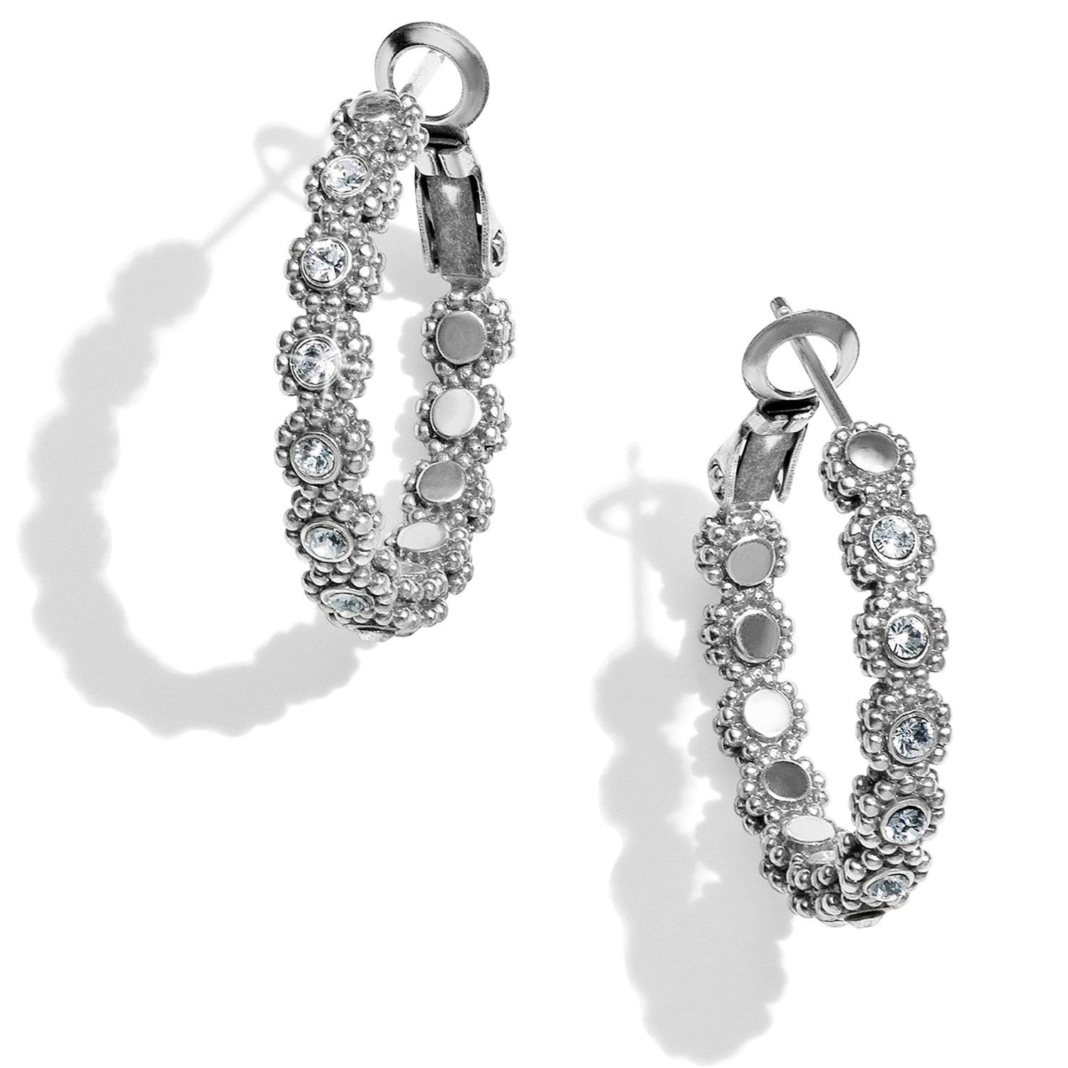 Twinkle Splendor Small Hoop Earrings - The Silver Dahlia