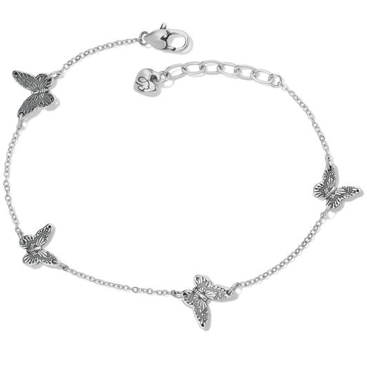Solstice Butterfly Anklet - The Silver Dahlia