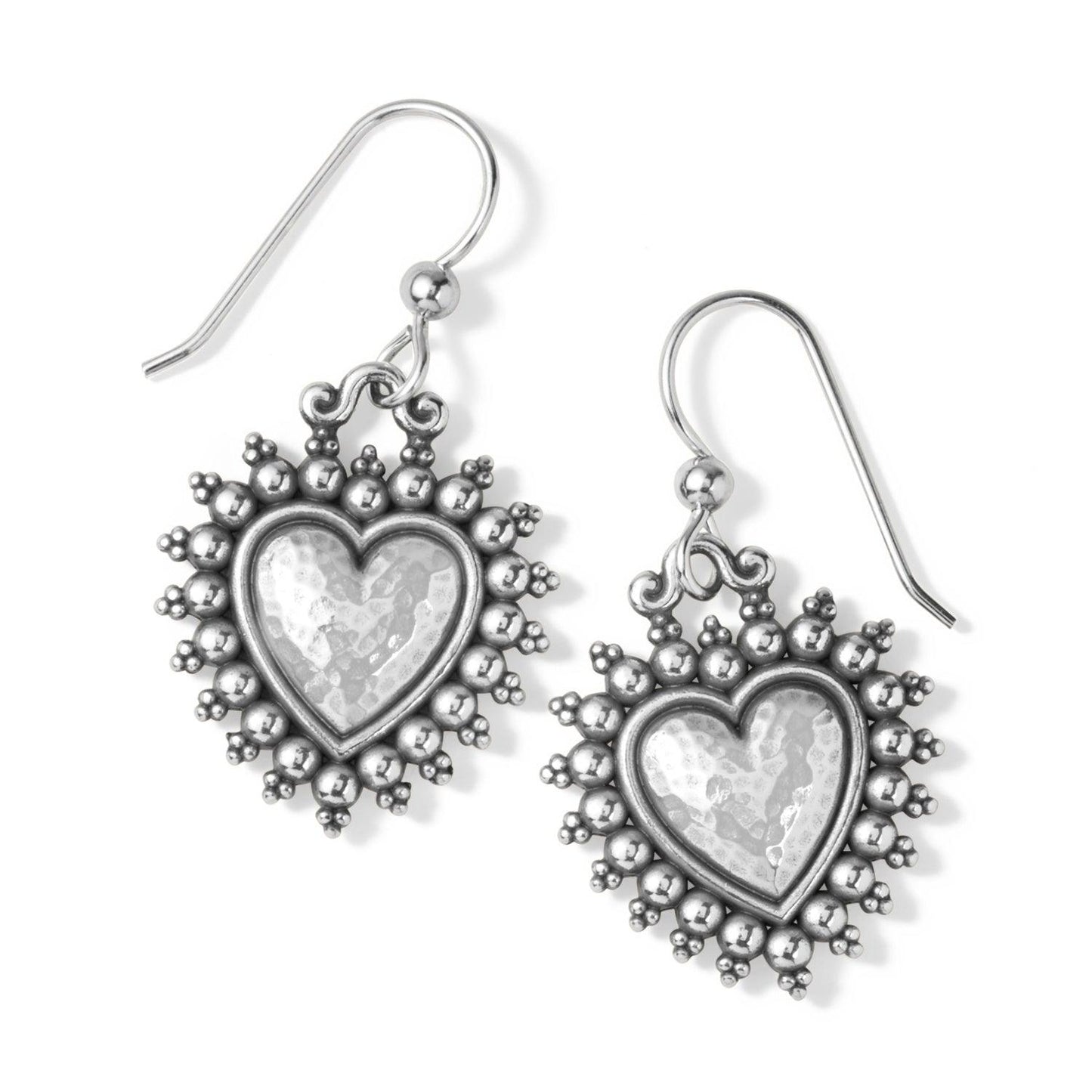 Telluride Heart French Wire Earrings - The Silver Dahlia
