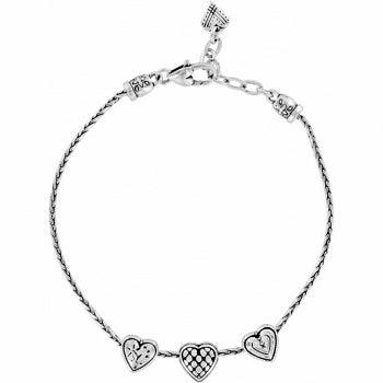 Enchanted Hearts Anklet - The Silver Dahlia