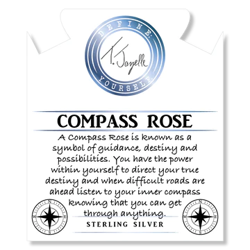 Sodalite - Compass Rose - The Silver Dahlia