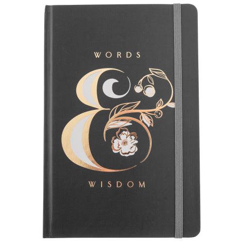 Hardbound Journal Words & Wisdom - The Silver Dahlia