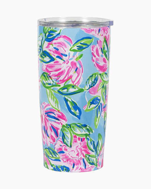 Stainless Steel Tumbler - The Silver Dahlia
